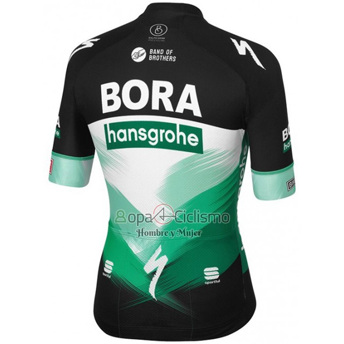Bora-hansgrone Ropa Ciclismo Culotte Corto 2020 Mangas Cortas Negro Verde